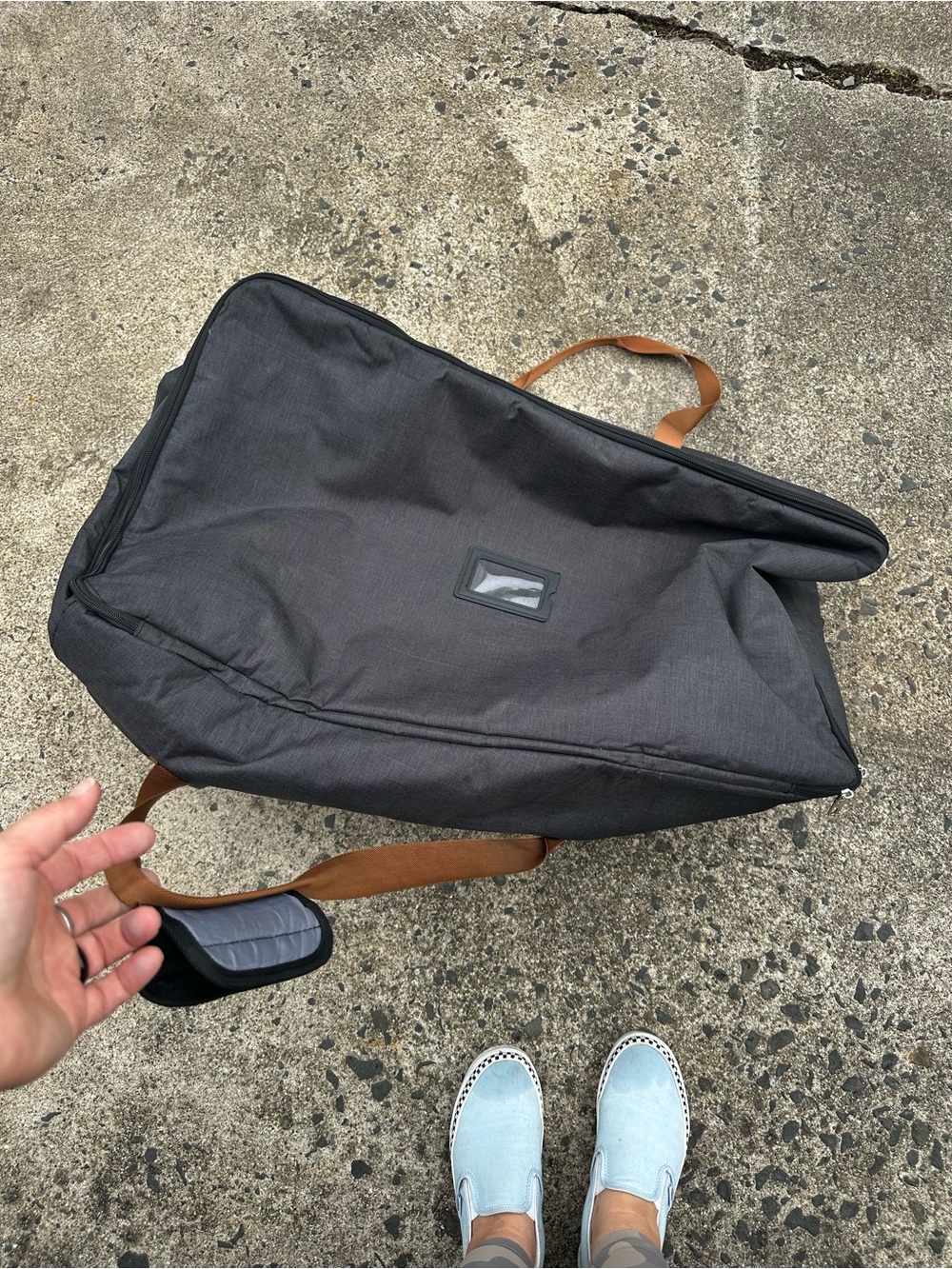 Car seat cover travel bag